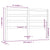 Bed Headboard White 156 cm Solid Wood Pine