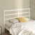 Bed Headboard White 156 cm Solid Wood Pine