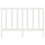 Bed Headboard White 141x4x100 cm Solid Wood Pine