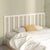 Bed Headboard White 186 cm Solid Wood Pine