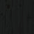 Bed Headboard Black 186 cm Solid Wood Pine