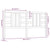 Bed Headboard 186x4x100 cm Solid Wood Pine