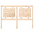 Bed Headboard 140.5x4x100 cm Solid Wood Pine
