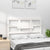 Bed Headboard White 95.5 cm Solid Wood Pine