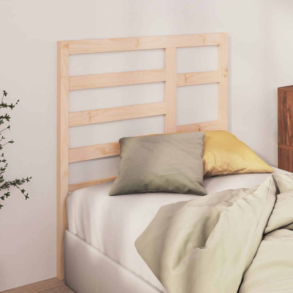 Bed Headboard 96x4x104 cm Solid Wood Pine