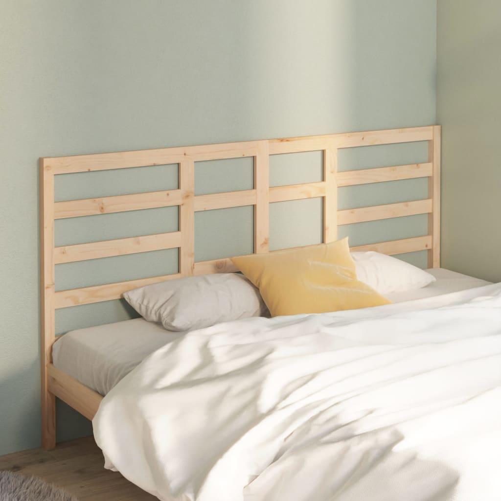 Bed Headboard 186 cm Solid Wood Pine