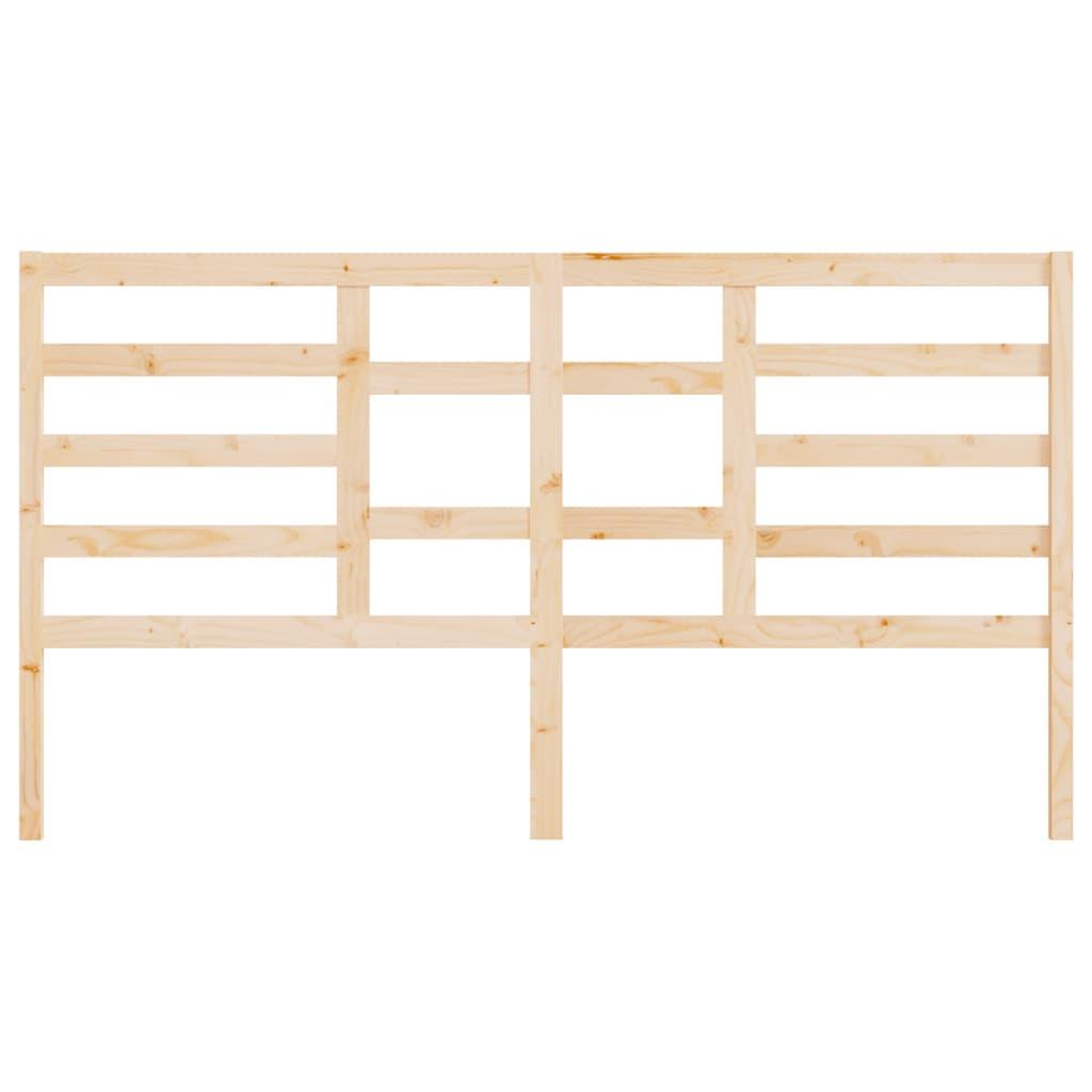 Bed Headboard 186 cm Solid Wood Pine