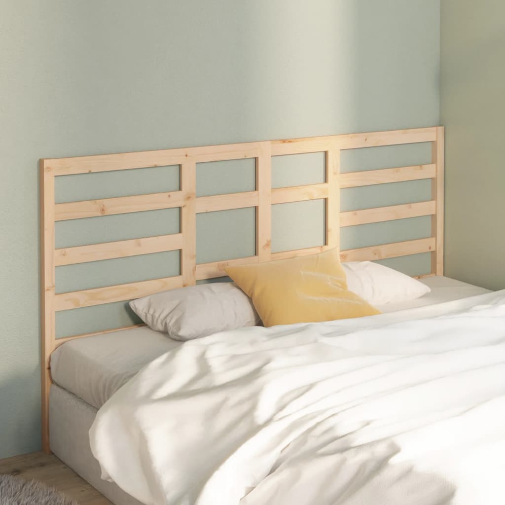 Bed Headboard 186x4x104 cm Solid Wood Pine