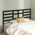 Bed Headboard Black 186 cm Solid Wood Pine