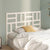 Bed Headboard White 141 cm Solid Wood Pine