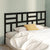 Bed Headboard Black 186x4x104 cm Solid Wood Pine