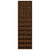 Shoe Cabinet Brown Oak 54x34x183 cm Engineered Wood