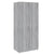 Wardrobe Grey Sonoma 80x52x180 cm Engineered Wood