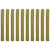 20 pcs Impregnated Fence Slats Wood 100 cm