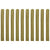 20 pcs Impregnated Fence Slats Wood 100 cm
