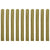 30 pcs Impregnated Fence Slats Wood 100 cm