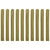 30 pcs Impregnated Fence Slats Wood 100 cm