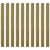 20 pcs Impregnated Fence Slats Wood 120 cm