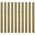 30 pcs Impregnated Fence Slats Wood 120 cm