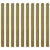 30 pcs Impregnated Fence Slats Wood 120 cm