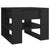 Coffee Table Black 55.5x55x45 cm Engineered Wood