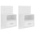 Wall-mounted Bedside Cabinets 2 pcs High Gloss White