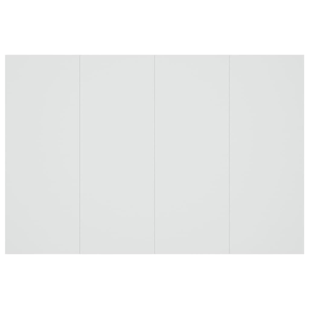Bed Headboard White 120x1.5x80 cm Engineered Wood