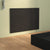 Bed Headboard Black 120x1.5x80 cm Engineered Wood