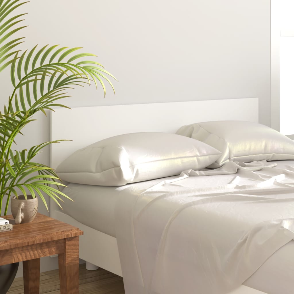 Bed Headboard White 160 cm Engineered Wood