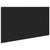 Bed Headboard Black 160x1.5x80 cm Engineered Wood