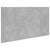 Bed Headboard Concrete Grey 160x1.5x80 cm Engineered Wood