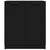 Sideboard Black 60x30x70 cm Engineered Wood