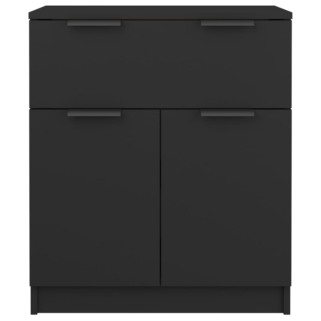 Sideboard Black 60x30x70 cm Engineered Wood