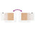 Bedside Cabinets 2 pcs High Gloss White 40x39x40 cm