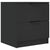 Bedside Cabinets 2 pcs Black Engineered Wood