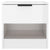 Bedside Cabinets 2 pcs High Gloss White Engineered Wood