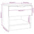 Bedside Cabinets 2 pcs High Gloss White Engineered Wood