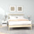 Bedside Cabinets 2 pcs High Gloss White Engineered Wood