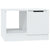 Coffee Table High Gloss White 50x50x36 cm Engineered Wood