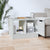 Coffee Table High Gloss White 50x50x36 cm Engineered Wood