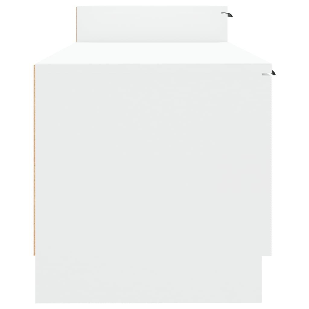 TV Cabinet White 158.5x36x45 cm Engineered Wood