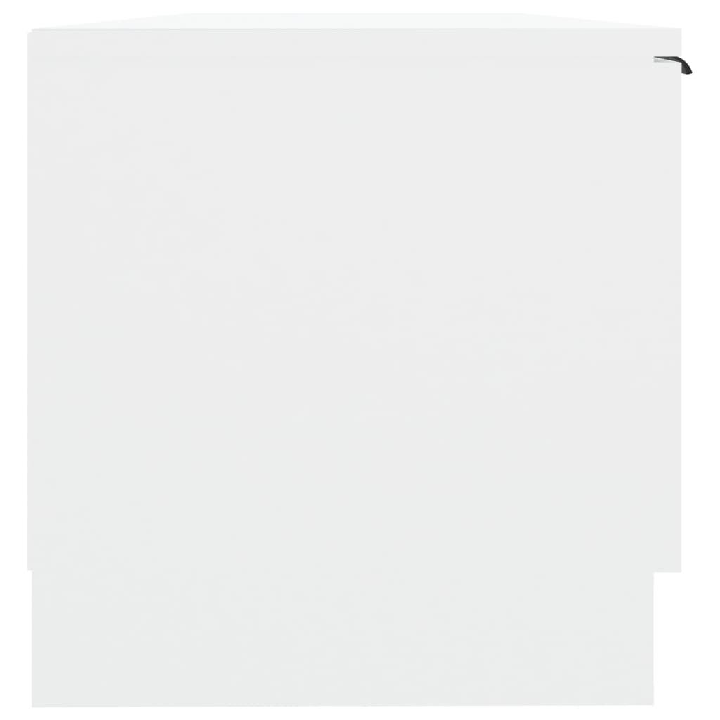 TV Cabinet White 102x35x36.5 cm Engineered Wood