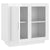 Sideboard High Gloss White 80x40x75 cm