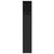 Headboard Cabinet Black 120 cm