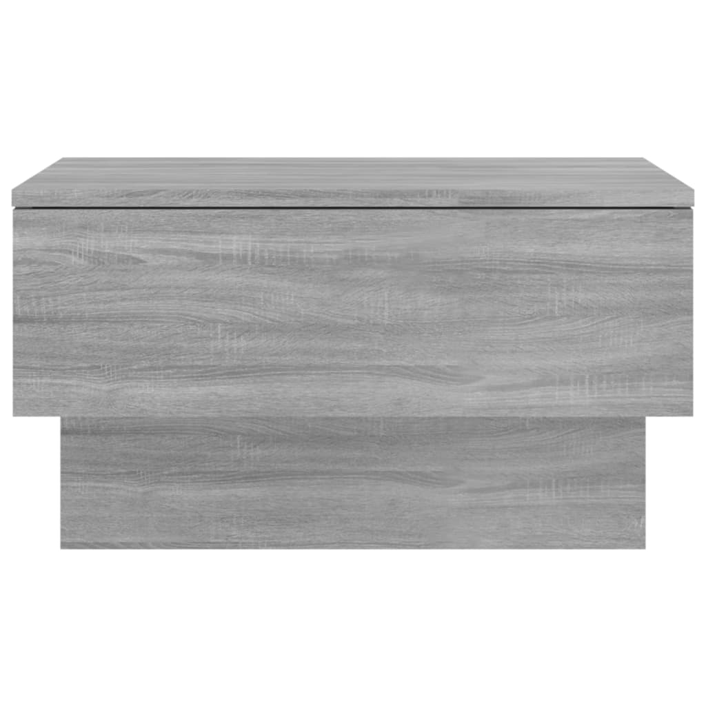 Wall-mounted Bedside Cabinet Grey Sonoma
