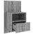 Wall-mounted Bedside Cabinet Grey Sonoma