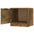 Bedside Cabinet Smoked Oak 40x39x40 cm