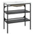 Bathroom Washbasin Frame with Built-in Basin Black Iron