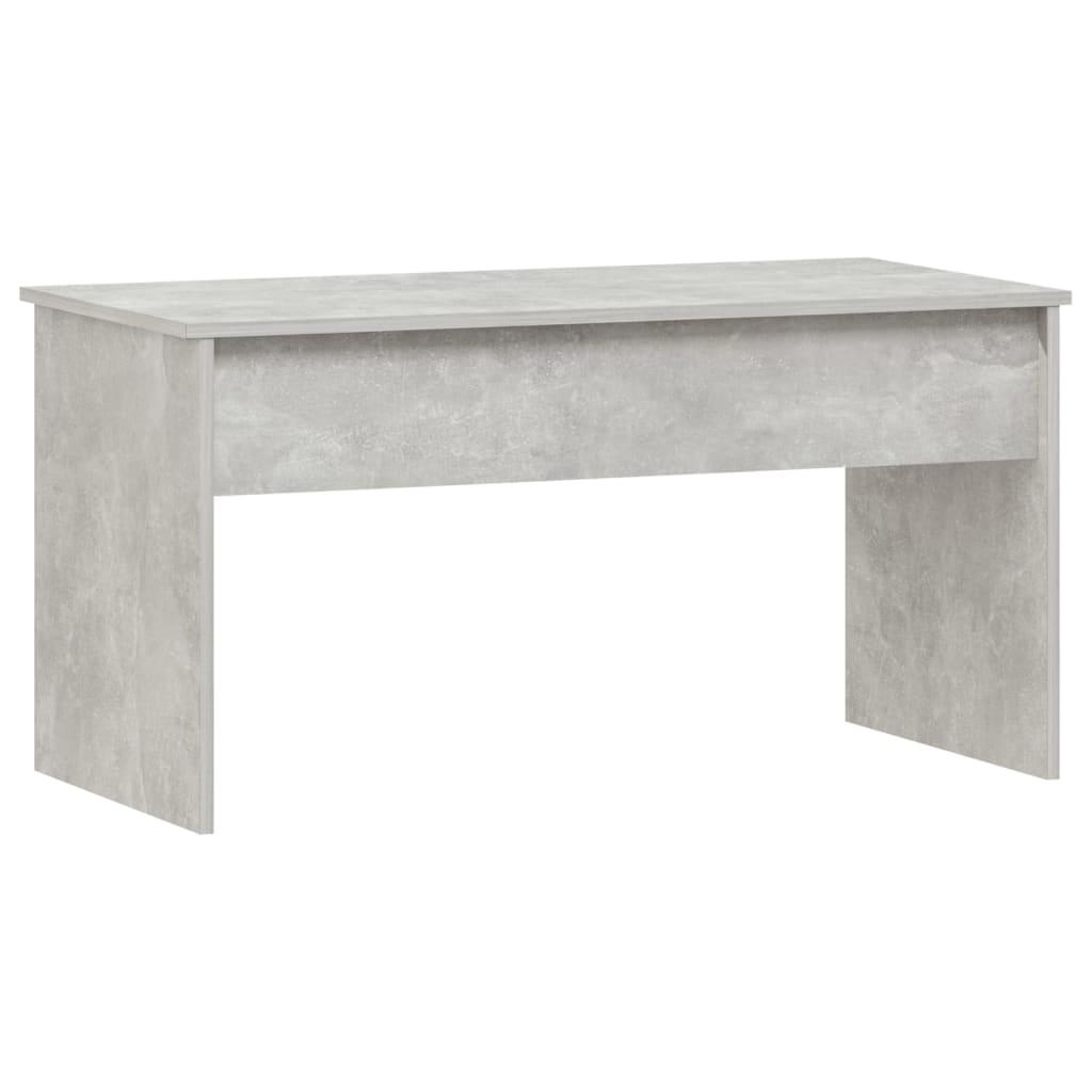 Coffee Table Concrete Grey 102x50.5x52.5 cm Engineered Wood