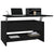 Coffee Table Black 80x50x40 cm Engineered Wood